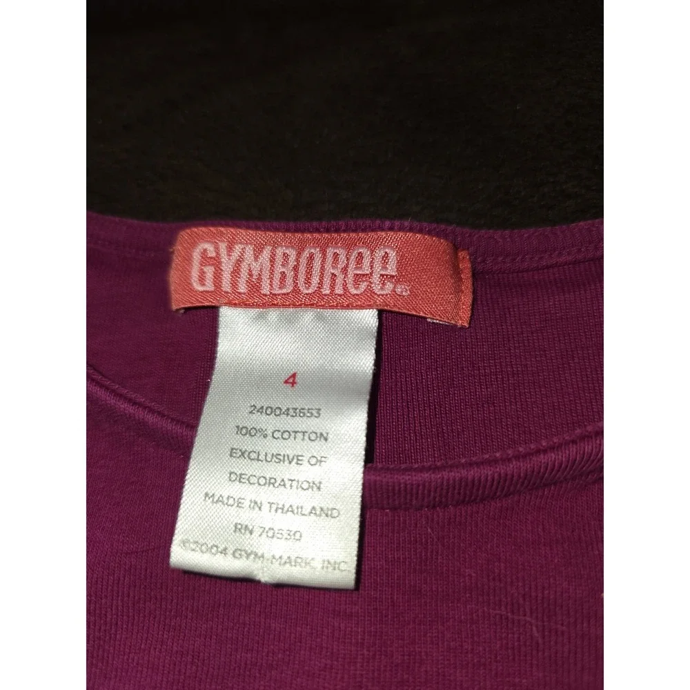 Gymboree vintage romantic garden embroidered flowers floral top size 4